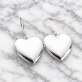 Sweet Locket Heart Earrings