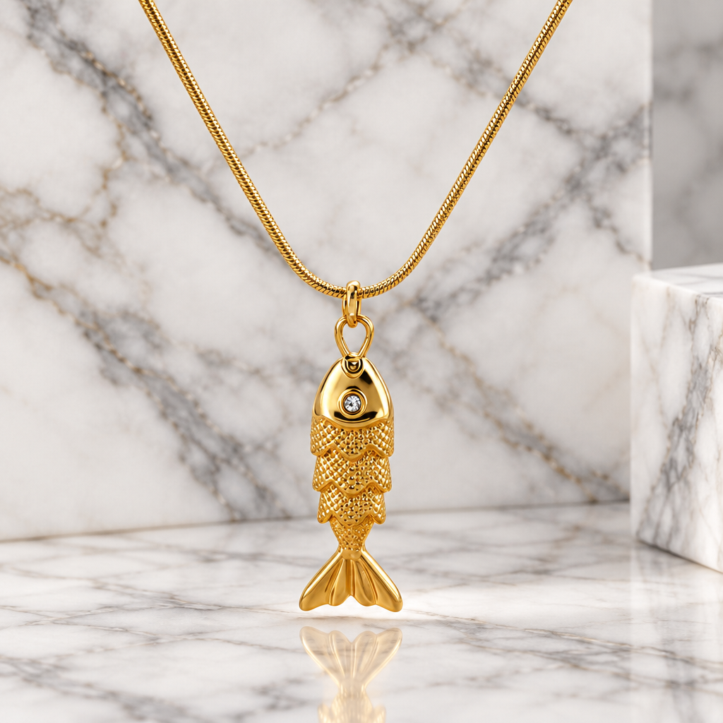 Fish Pendant Necklace