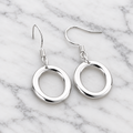Circle Drop Earrings
