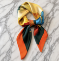 Saffron and Forest Scarf