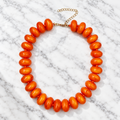 Marmalade Chunky Bead Necklace