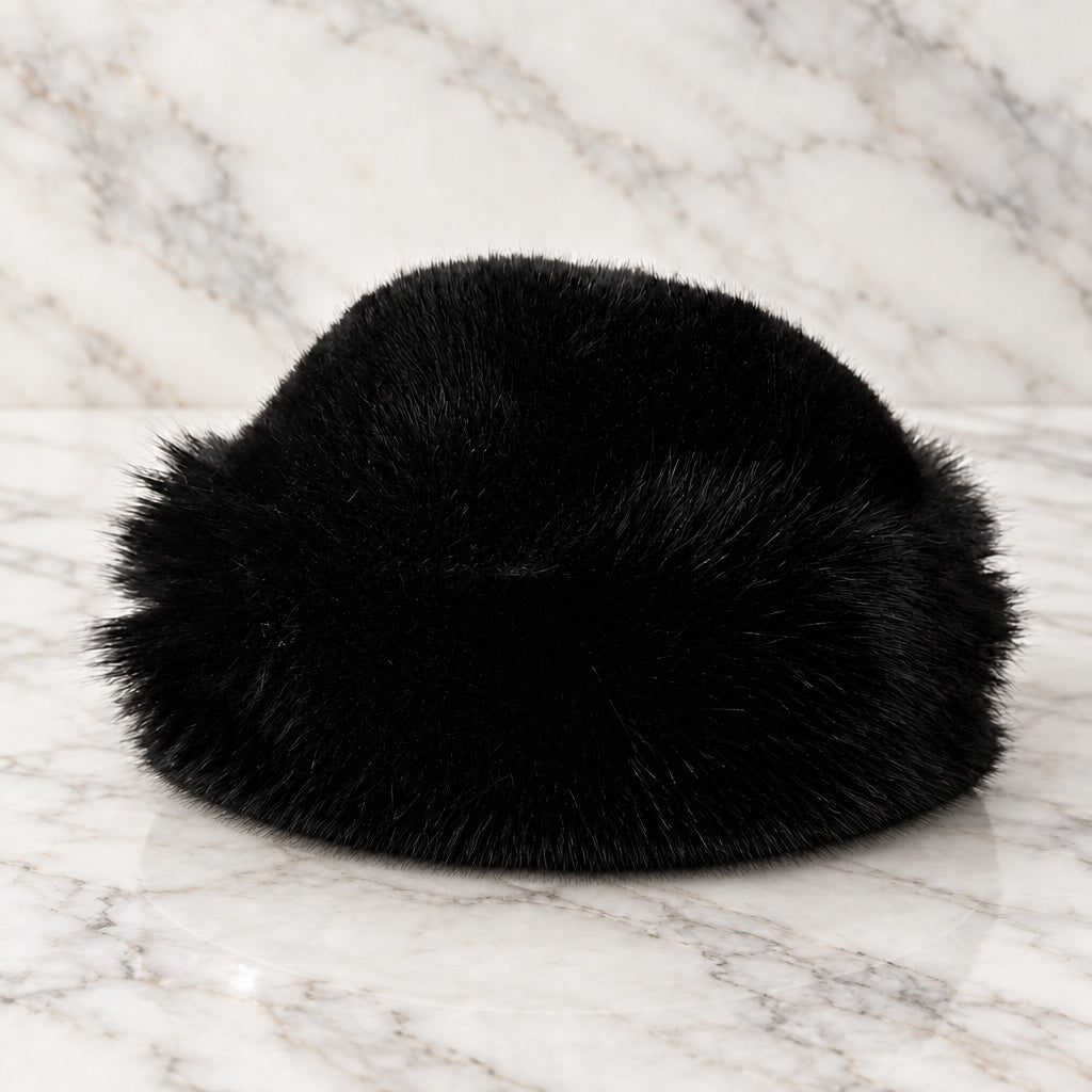 Midnight Black Winter Hat