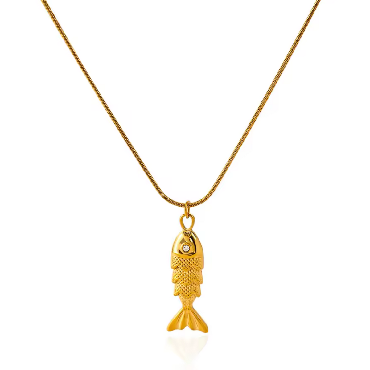 Fish Pendant Necklace
