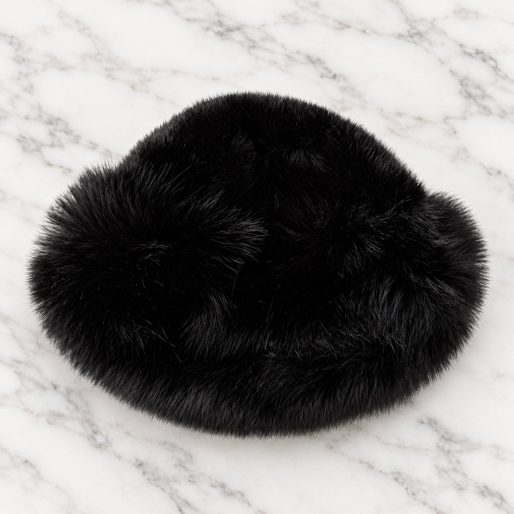 Midnight Black Winter Hat