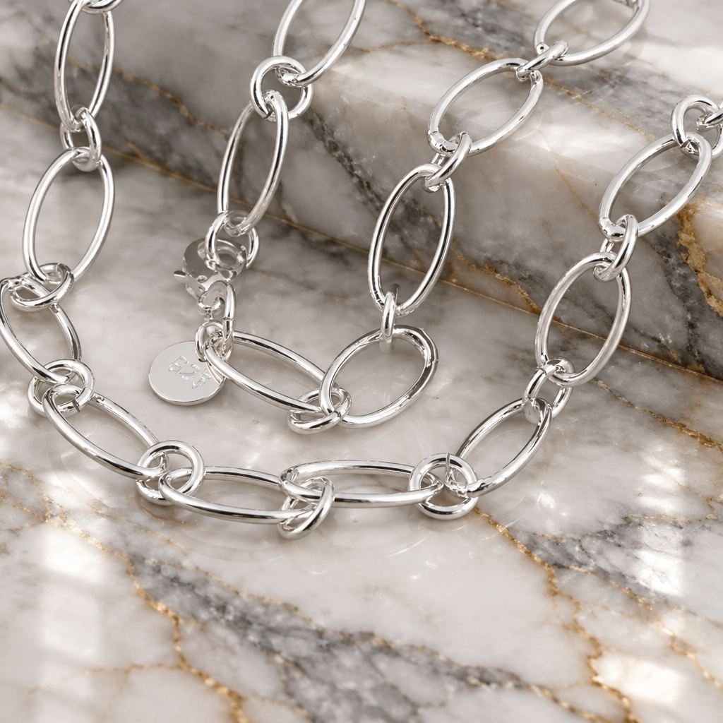Silver Lining Chain Necklace