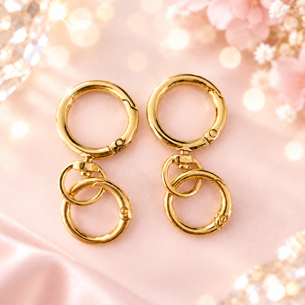 Golden Loop Swivel Bag Clips (2)